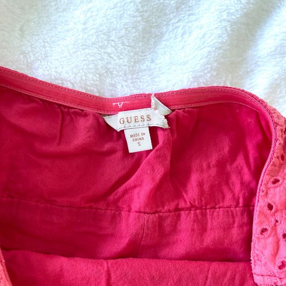 Guess Hot Pink Peplum Top - Picture 4 of 4